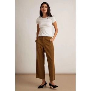 Velvet by Graham & Spencer Vera Wide Leg Drawstring Corduroy Pants Sz 12